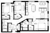 1500 Nicollet_3 Bedroom Floor Plan